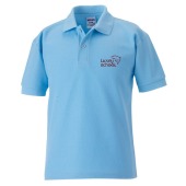 Laxey - Embroidered Sky Polo Shirt
